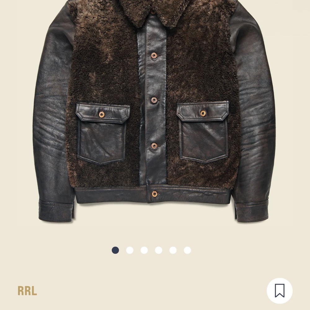 Ralph Lauren Double RL Men's Bomber Jacket - Black and Brown